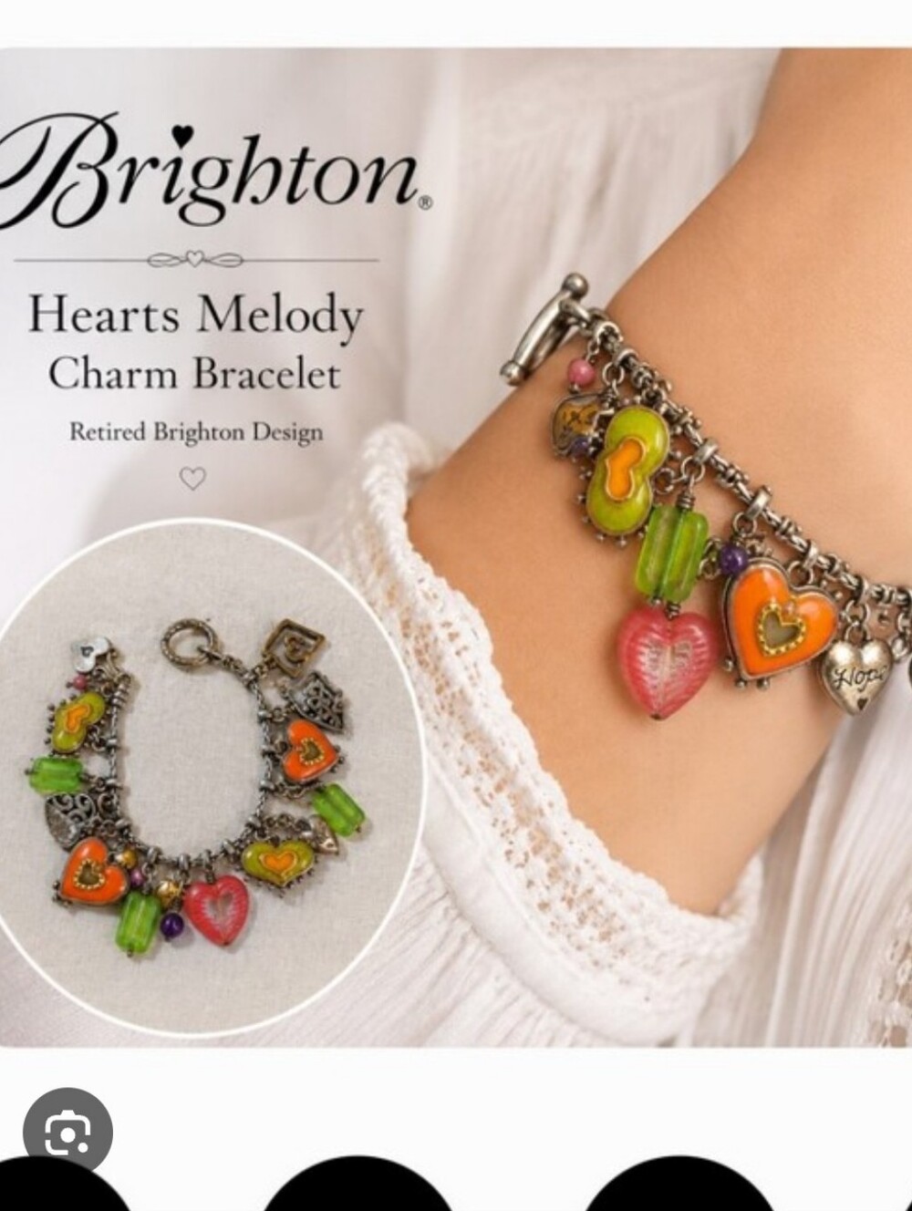 Brighton Hearts Melody Charm Bracelet - Picture 4 of 4
